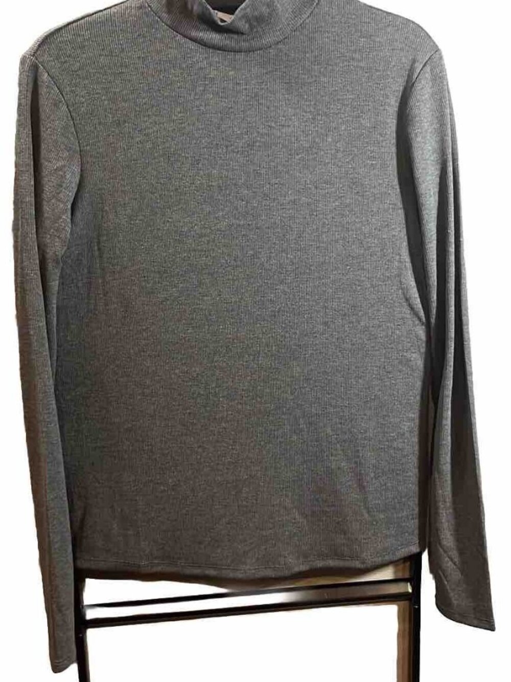 Mango Woman’s Heather Gray Sweater Sz XL, NWT